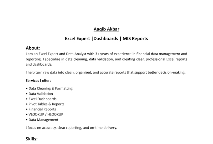 do excel data cleaning, pivot tables and advanced formulas